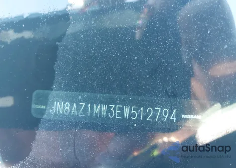 2014 Nissan Murano Sl из США, поврежденный, VIN JN8AZ1MW3EW512794